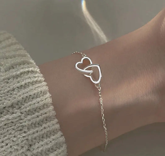 connected heart bracelet